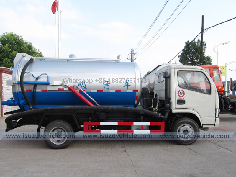 Dongfeng Vacuum Suction Tanker-5 Dongfeng Vacuum Suction Tanker-5
