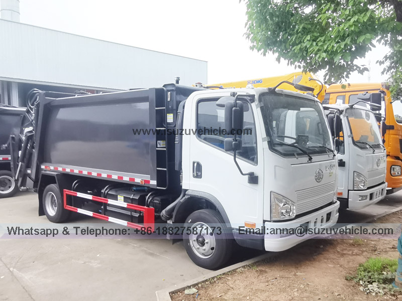 FAW Refuse compactor truck (3) FAW Refuse compactor truck (3)