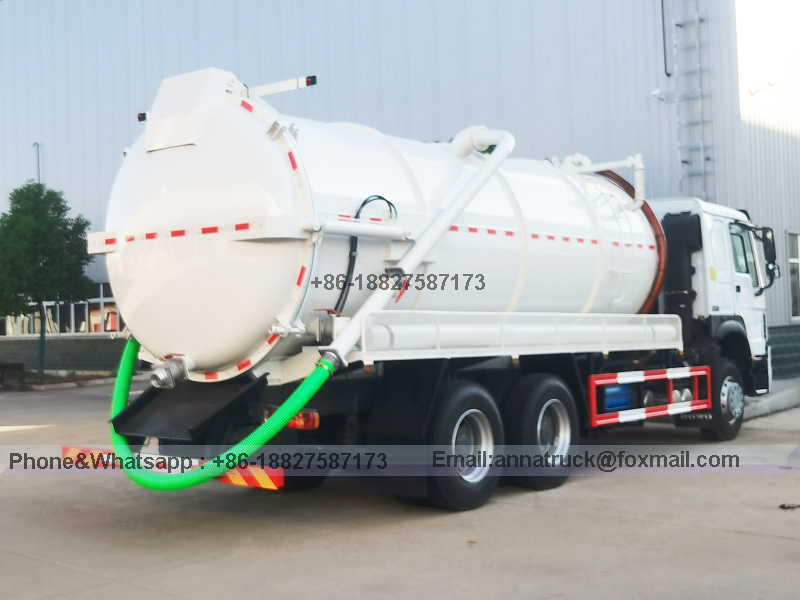 SINOTRUK Sewage Vacuum Tank Truck (4) SINOTRUK Sewage Vacuum Tank Truck (4)
