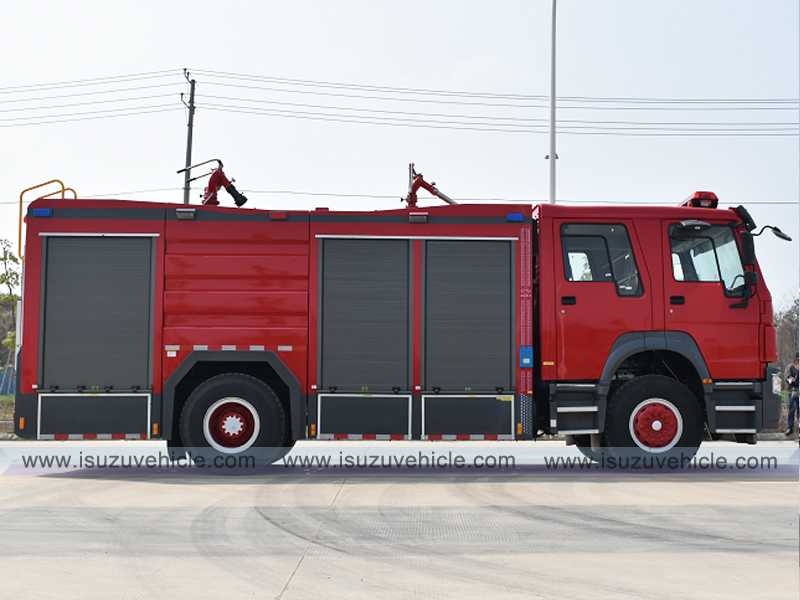 Water Foam Fire Fighting Truck (5) Water Foam Fire Fighting Truck (5)