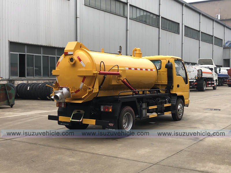 ISUZU Sewage Vacuum Tank Truck (7) ISUZU Sewage Vacuum Tank Truck (7)