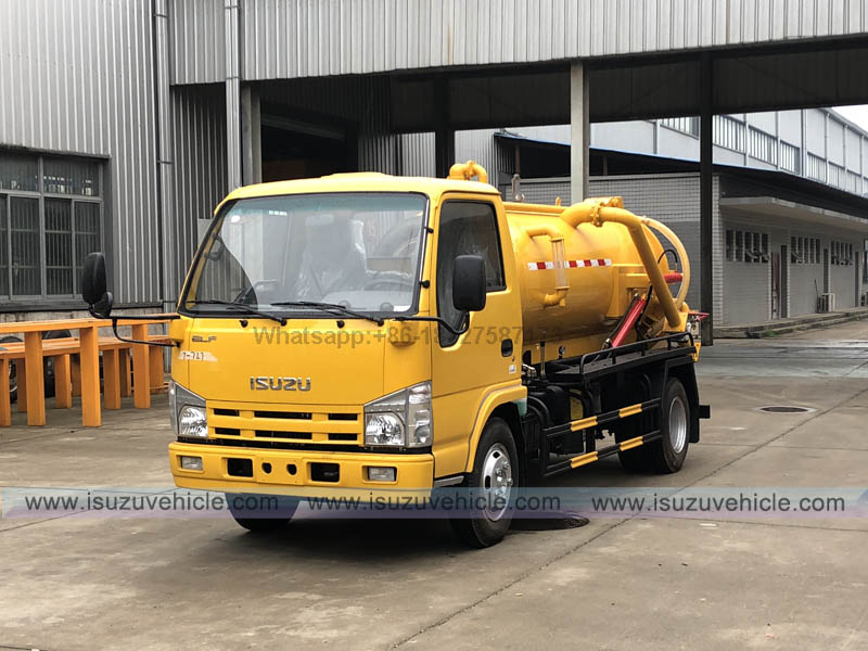 ISUZU Sewage Vacuum Tank Truck (5) ISUZU Sewage Vacuum Tank Truck (5)