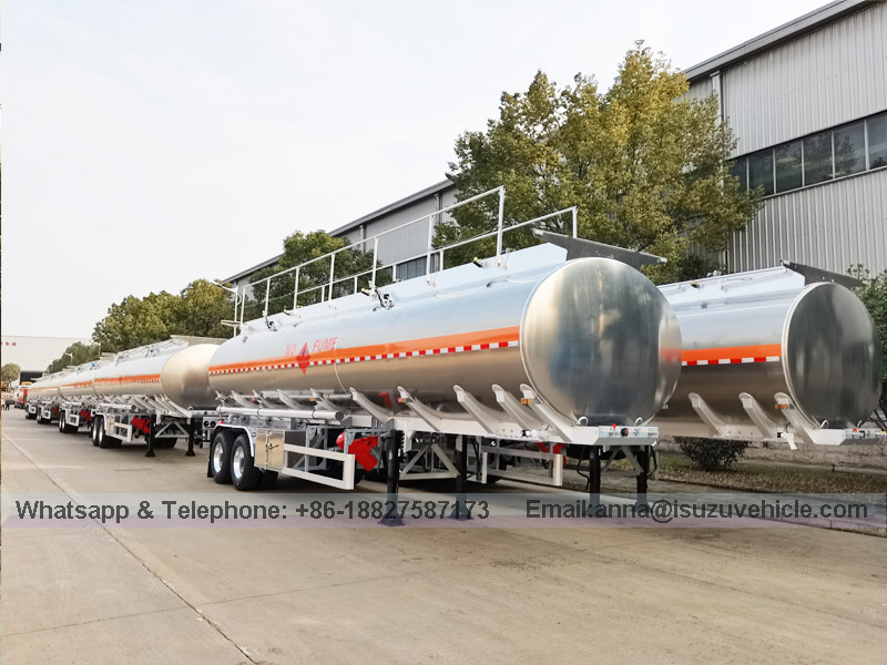 Aluminium Alloy Fuel Tank Semi-Trailer Aluminium Alloy Fuel Tank Semi-Trailer