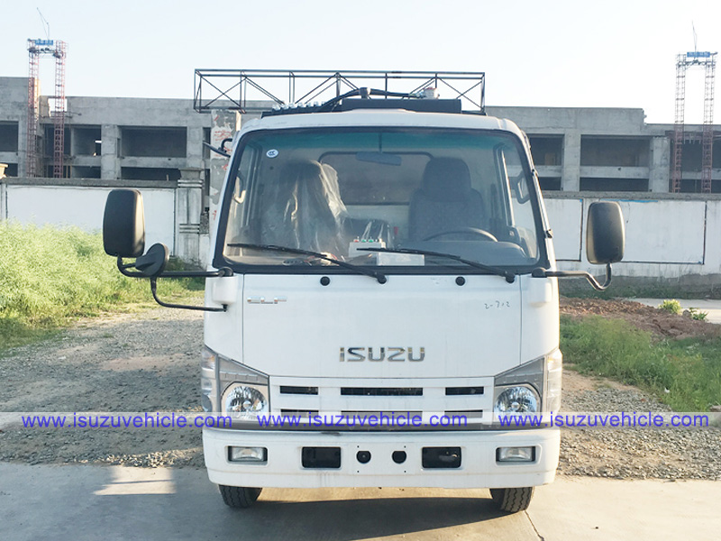 ISUZU 4CBM Waste Compactor Truck-Front