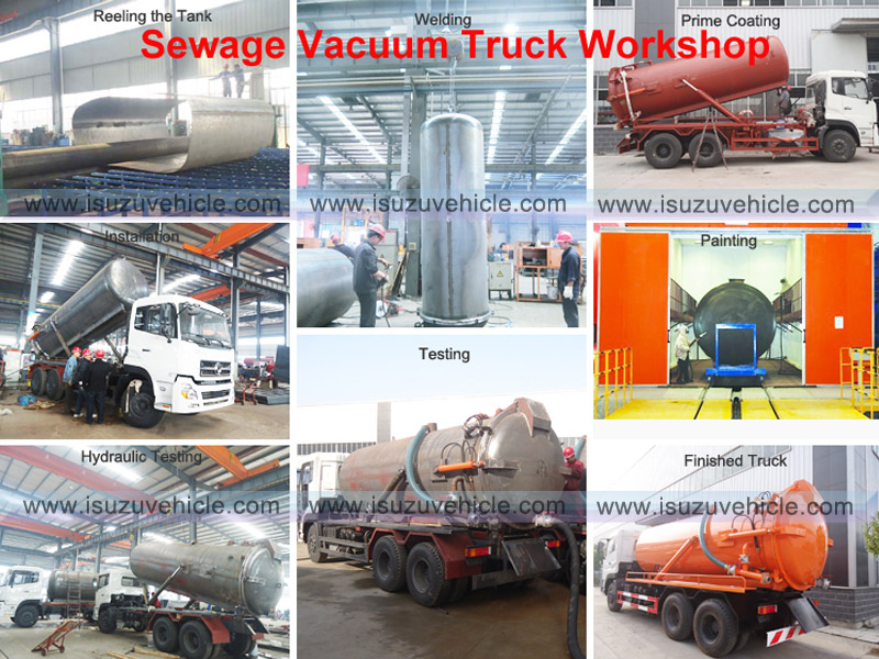 Sewage Vacuum Truck Workshop Sewage Vacuum Truck Workshop