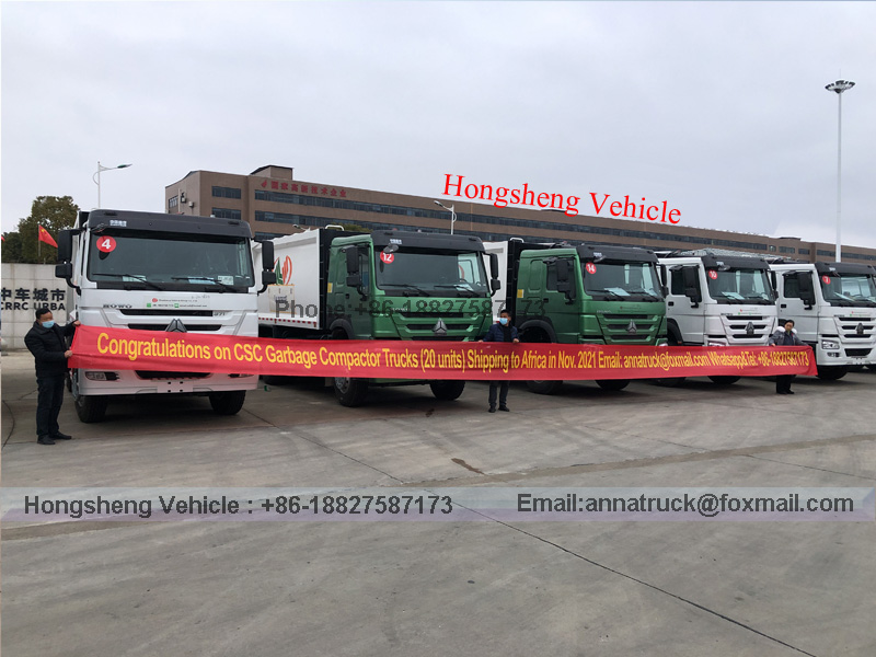 20 units Compactor Garbage Truck Dispatching 20 units Compactor Garbage Truck Dispatching