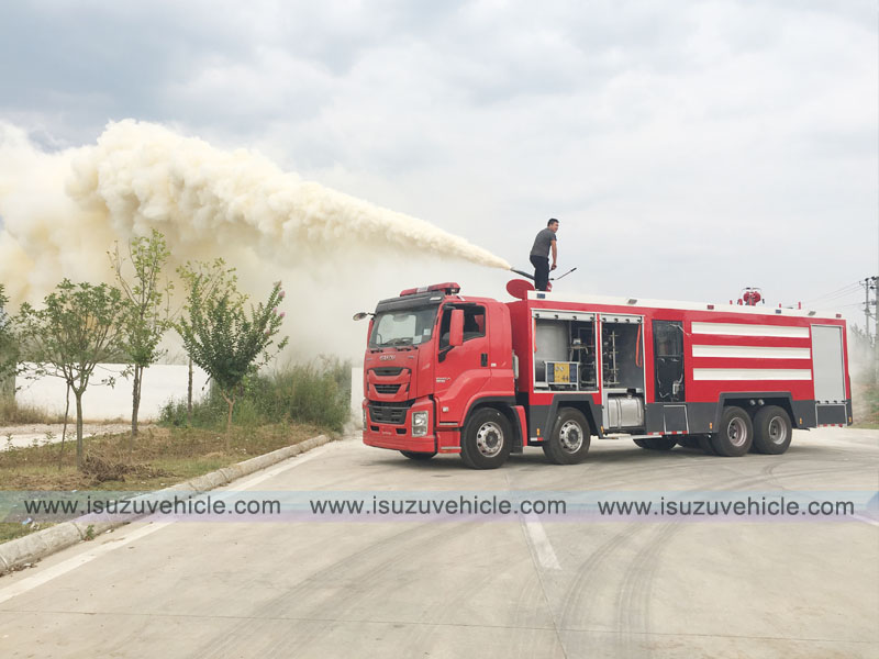 water-dry powder fire fighting truck water-dry powder fire fighting truck
