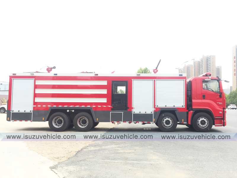Water-dry Powder Fire Fighting Truck-4 Water-dry Powder Fire Fighting Truck-4
