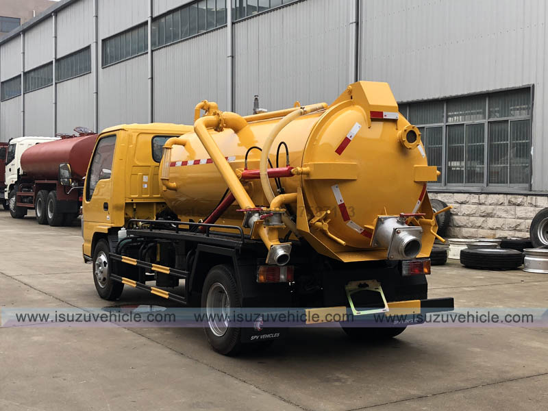 ISUZU Sewage Vacuum Tank Truck (9) ISUZU Sewage Vacuum Tank Truck (9)