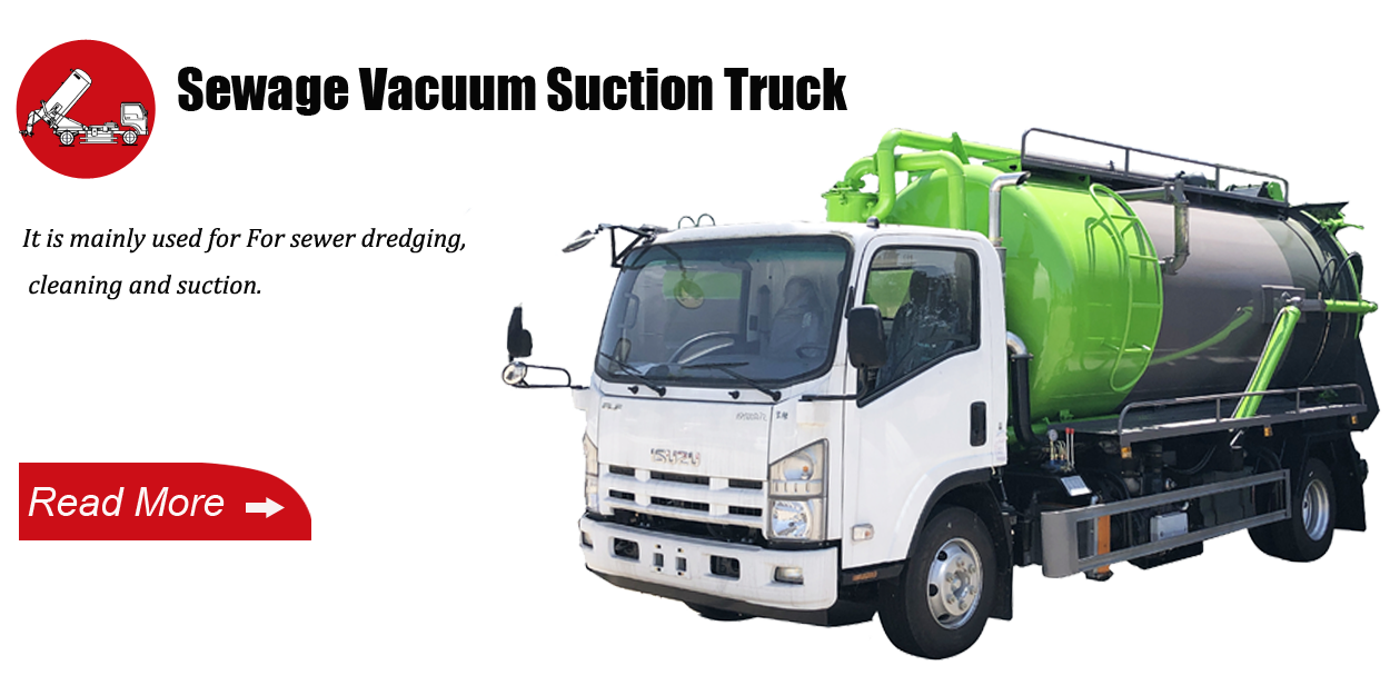 ISUZU Sewage Vacuum Suction Truck