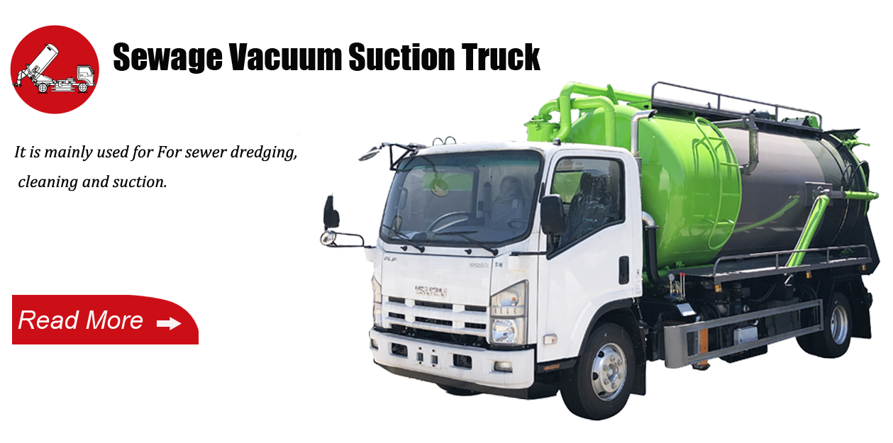 ISUZU Sewage Vacuum Suction Truck