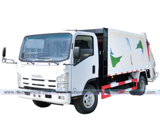  8cbm ISUZU Garbage Compactor Vehicle For Sale