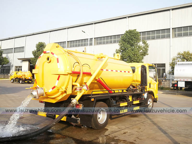 Sewage Vacuum Tank Truck Testing