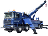 4 Axles Shacman Integrated Towing And Lifting Road Wrecker Truck 