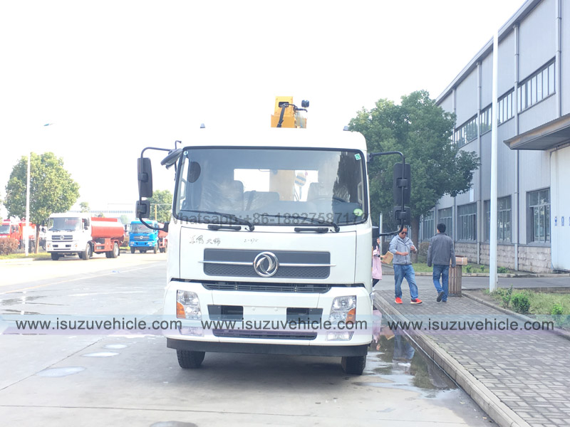 DONGFENG 4*2 Platform Wrecker Tow Truck with Crane