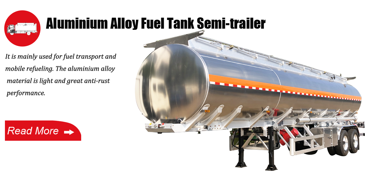Aluminium Alloy Fuel Tank Semi-trailer