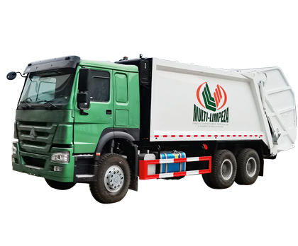 SINOTRUK Compactor Garbage Truck-Green