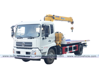 DONGFENG 4*2 Platform Wrecker Tow Truck with Crane