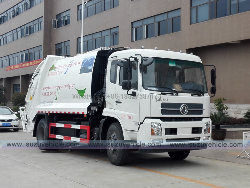Dongfeng Kingrun10CBM Dustbin Lorry
