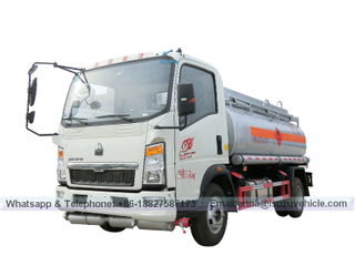 5,000 Liters SINOTRUK HOWO Refuel Tank Truck