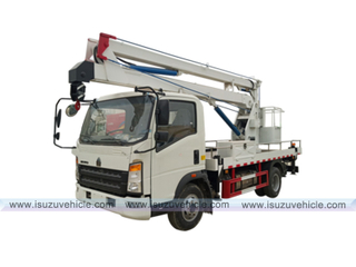 SINOTRUK HOWO 12 M Folding Boom Aerial Working Truck