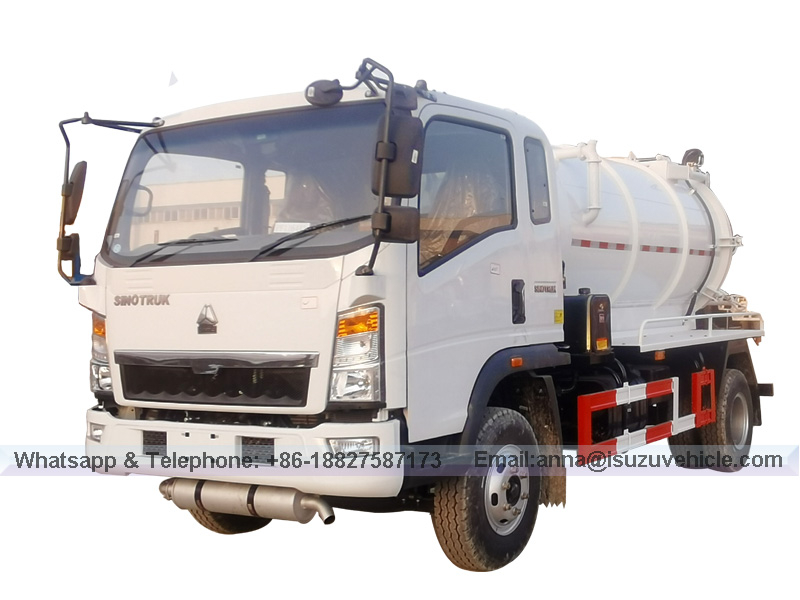 Sinotruk Howo Liters Sewage Vacuum Suction Truck Buy Sewage Vacuum Suction Truck